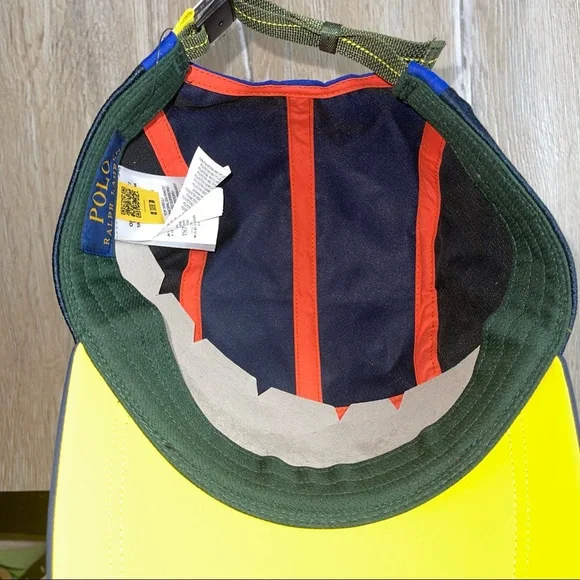 Polo Ralph Lauren Spectre 5 Panel Long Bill Cap Hat Stadium 1992 Hi Tech BNWT - Picture 6 of 8